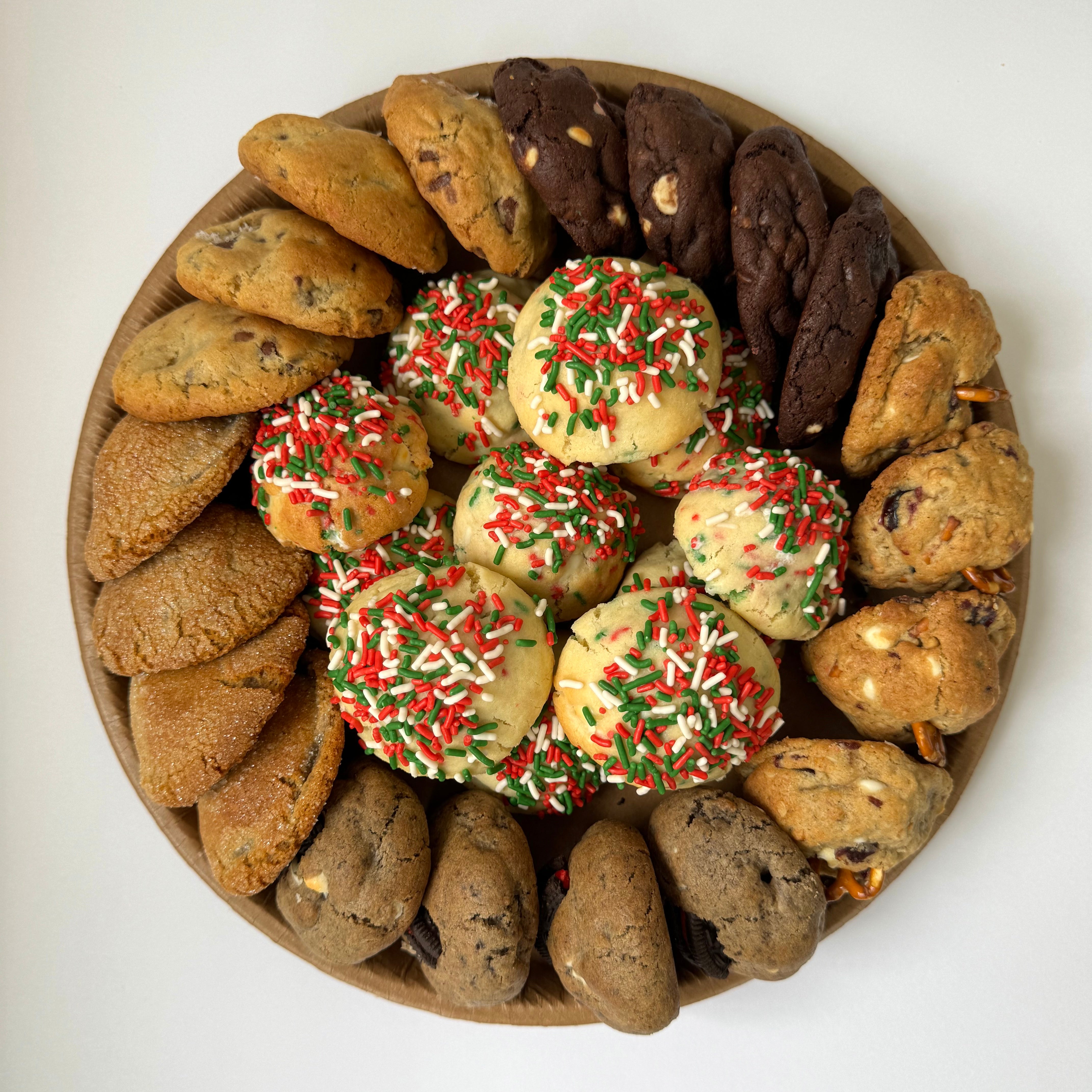 Large Party Tray - $59 (100 - 1 oz. cookies) - Mary's Mountain Cookies