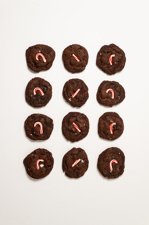Set of 2 Double Chocolate Peppermint Boxes (24 cookies)