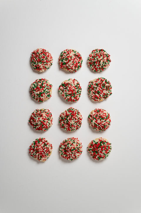 The Christmas Funfetti Box (12 cookies)