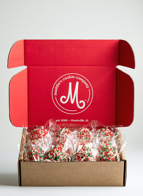 The Christmas Funfetti Box (12 cookies)