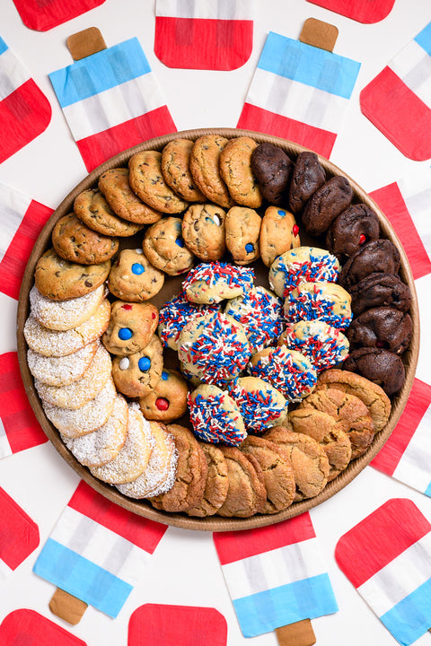 Patriotic Large Tray (52 cookies)