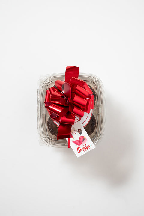 Stack of 2 4-packs with Bow and Gift Tag (8 cookies)